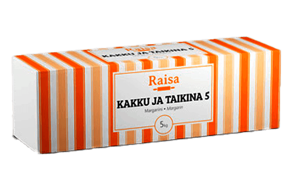 Raisa 5 kakku- ja taikinamargariini SG 2 x 5 kg