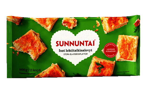 Sunnuntai isot lehtitaikinalevyt 800 g