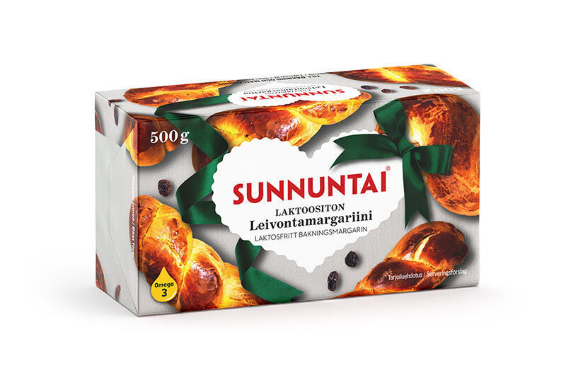 Sunnuntai laktoositon leivontamargariini 500 g