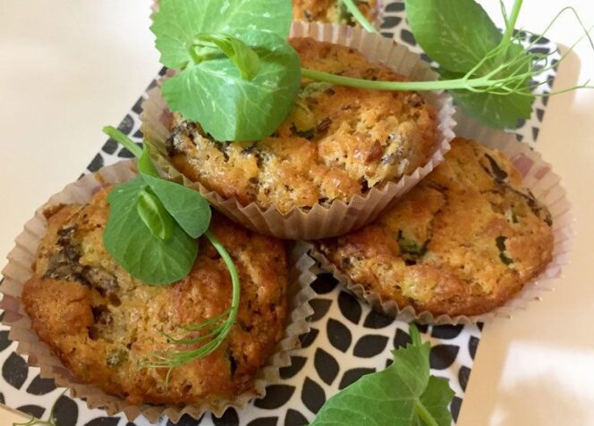 Suolaiset kantarellimuffinit
