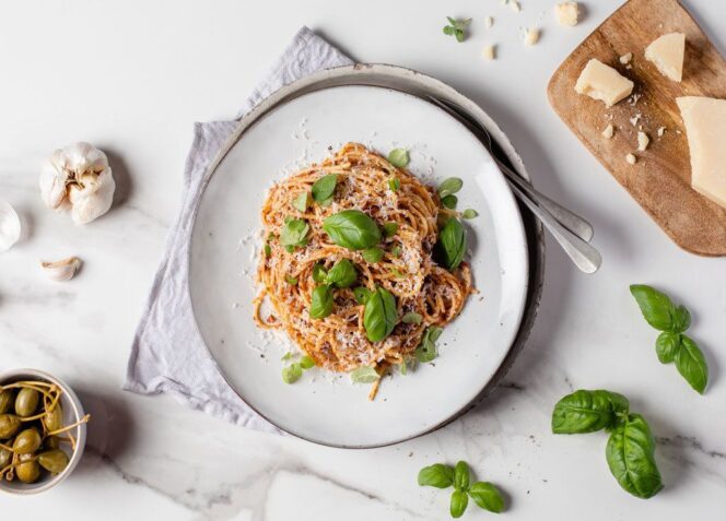 Tapenade-pasta