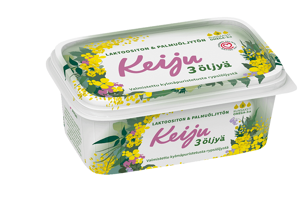 Keiju 3 öljyä rypsiöljymargariini 60