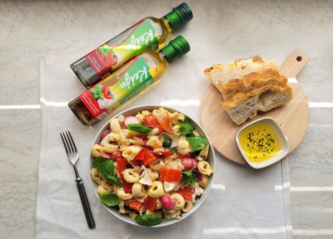 Välimerellinen pastasalaatti