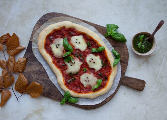 Halloween-haamupizza