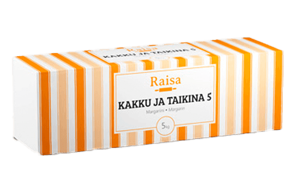 Raisa 5 kakku- ja taikinamargariini SG 2 x 5 kg