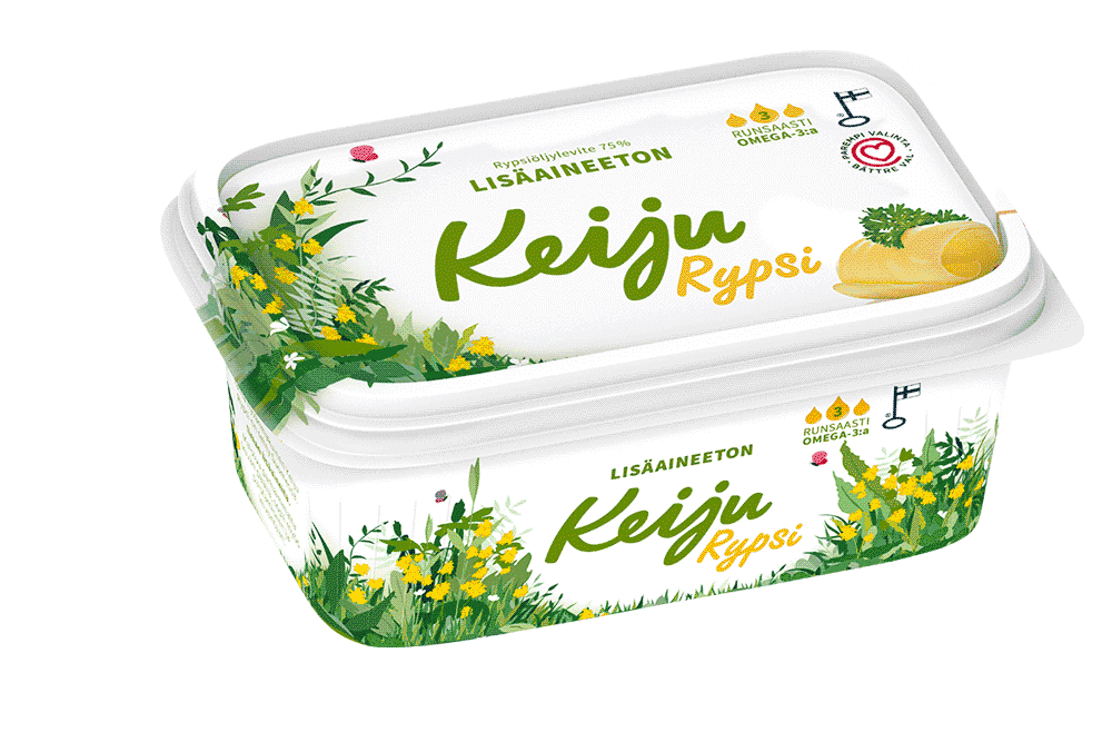 Keiju Rypsi rypsiöljy-kasvirasvalevite 75 %
