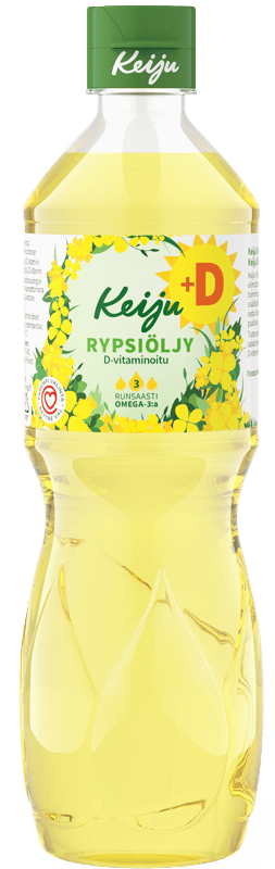 Keiju D-vitaminoitu rypsiöljy 500 ml