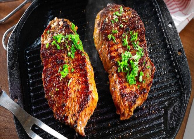 Naudan ulkofileepihvit grillissä