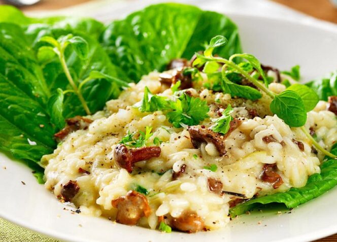 Kantarellirisotto