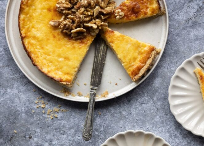 Västerbotten-juustopiirakka