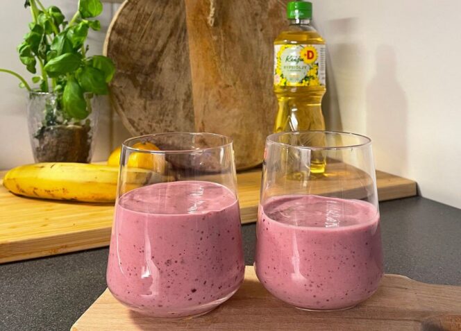 Terveellinen smoothie D-vitamiinilla