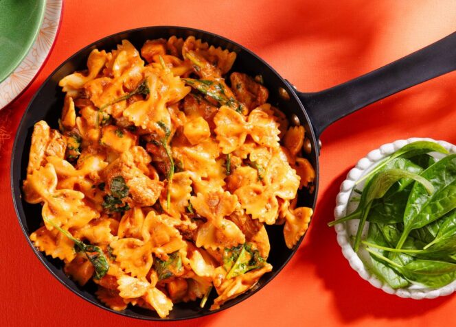 Kana-halloumipasta