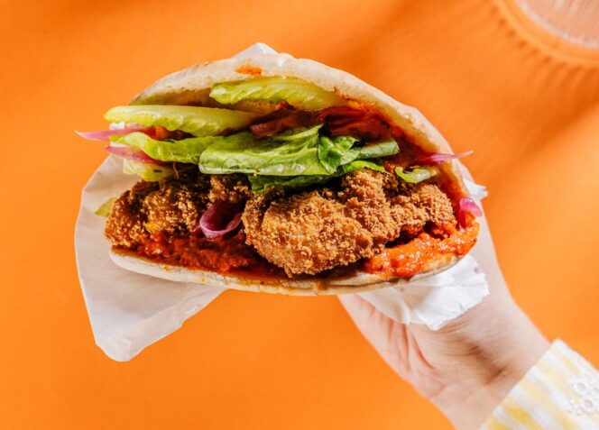 Chicken and romesco